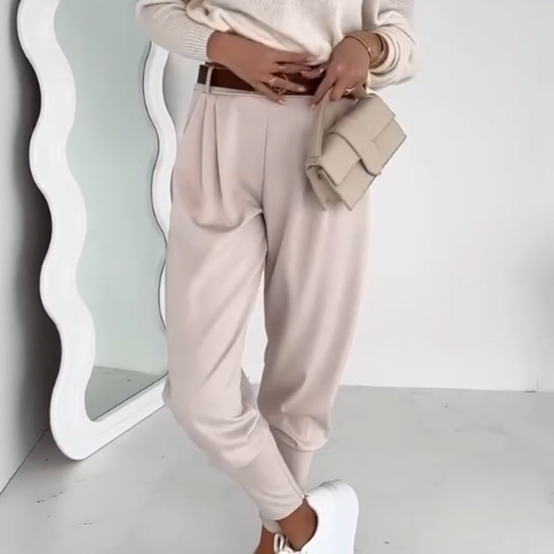 🏆Maximum 50% discount🏃‍♂️Comfortable Nine-Point Tapered Trousers for Women