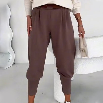 🏆Maximum 50% discount🏃‍♂️Comfortable Nine-Point Tapered Trousers for Women