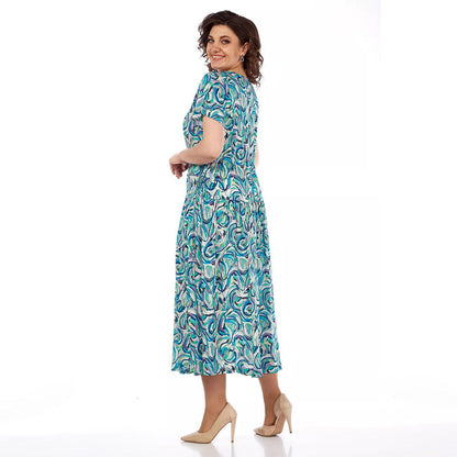 【S-4XL】🏖️Summer Colorful Chiffon Dress