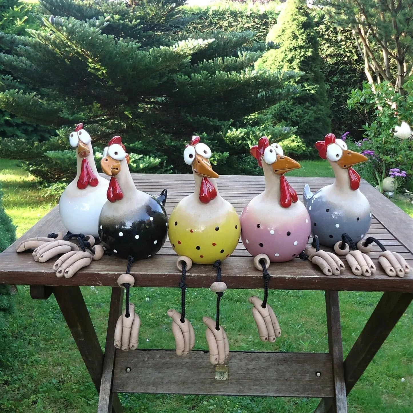 Happy Garden Chickens | Brighten Up your Garden!