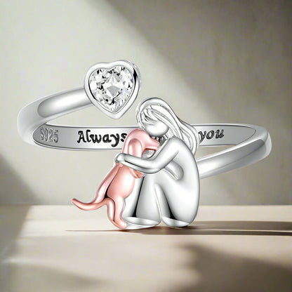 Anne™ | Dog Icon Ring (Pink)